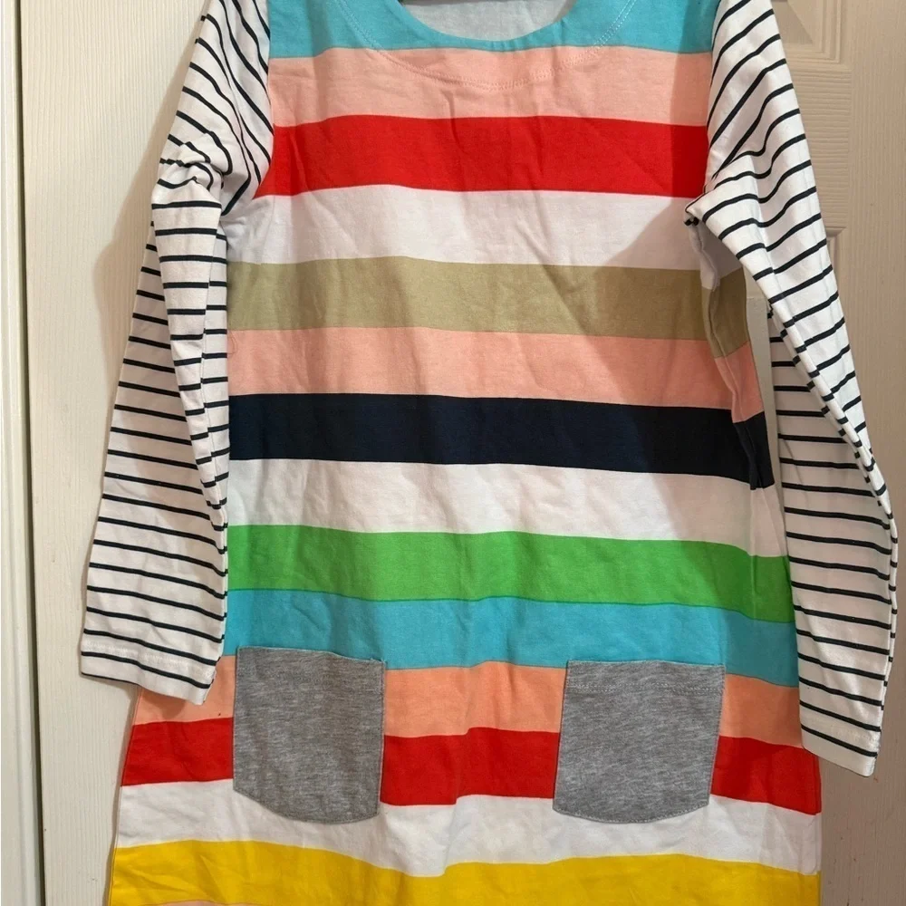 NWT Rainbow Striped Dress